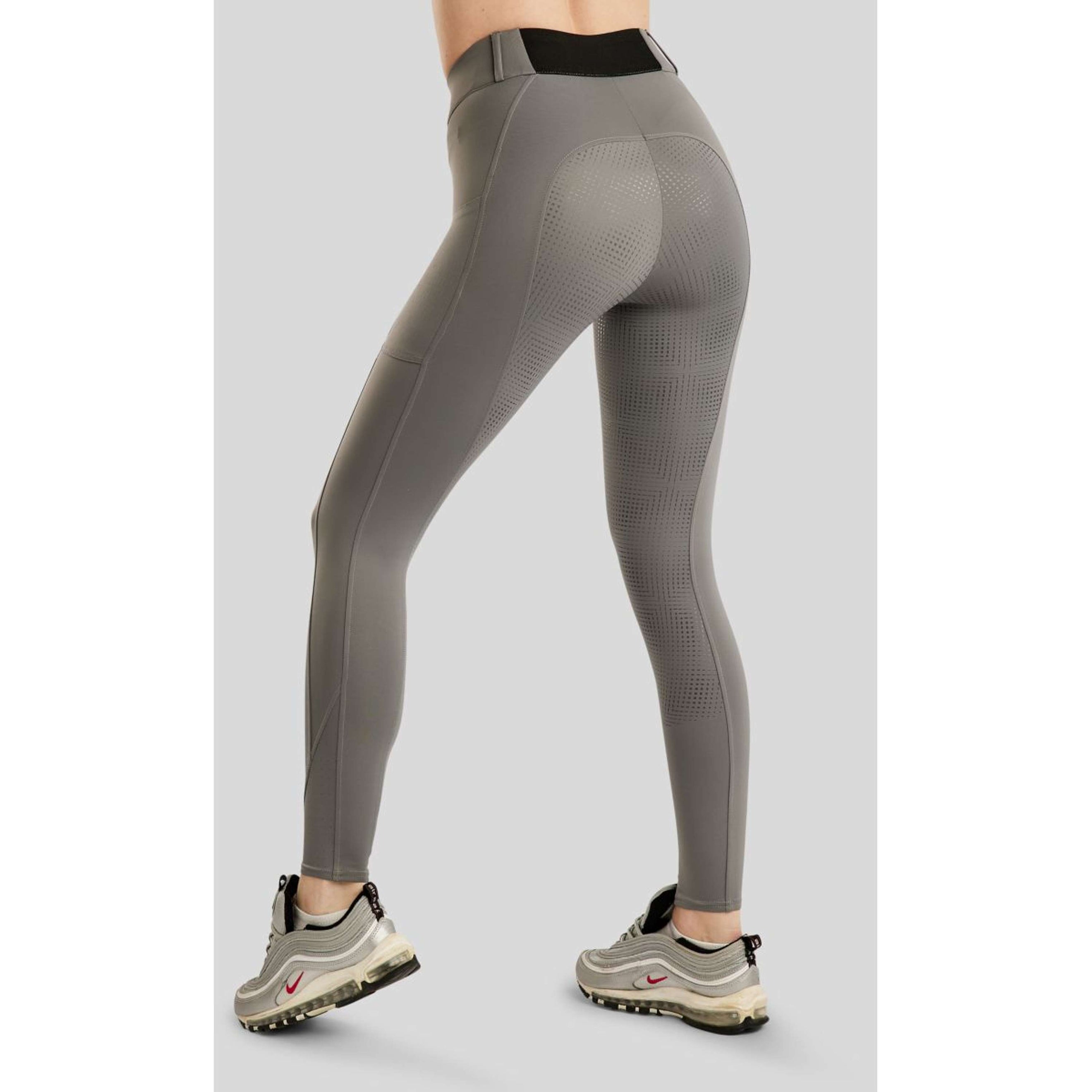 Montar Legging d'Équitation MoZike Refined Full Grip Gris