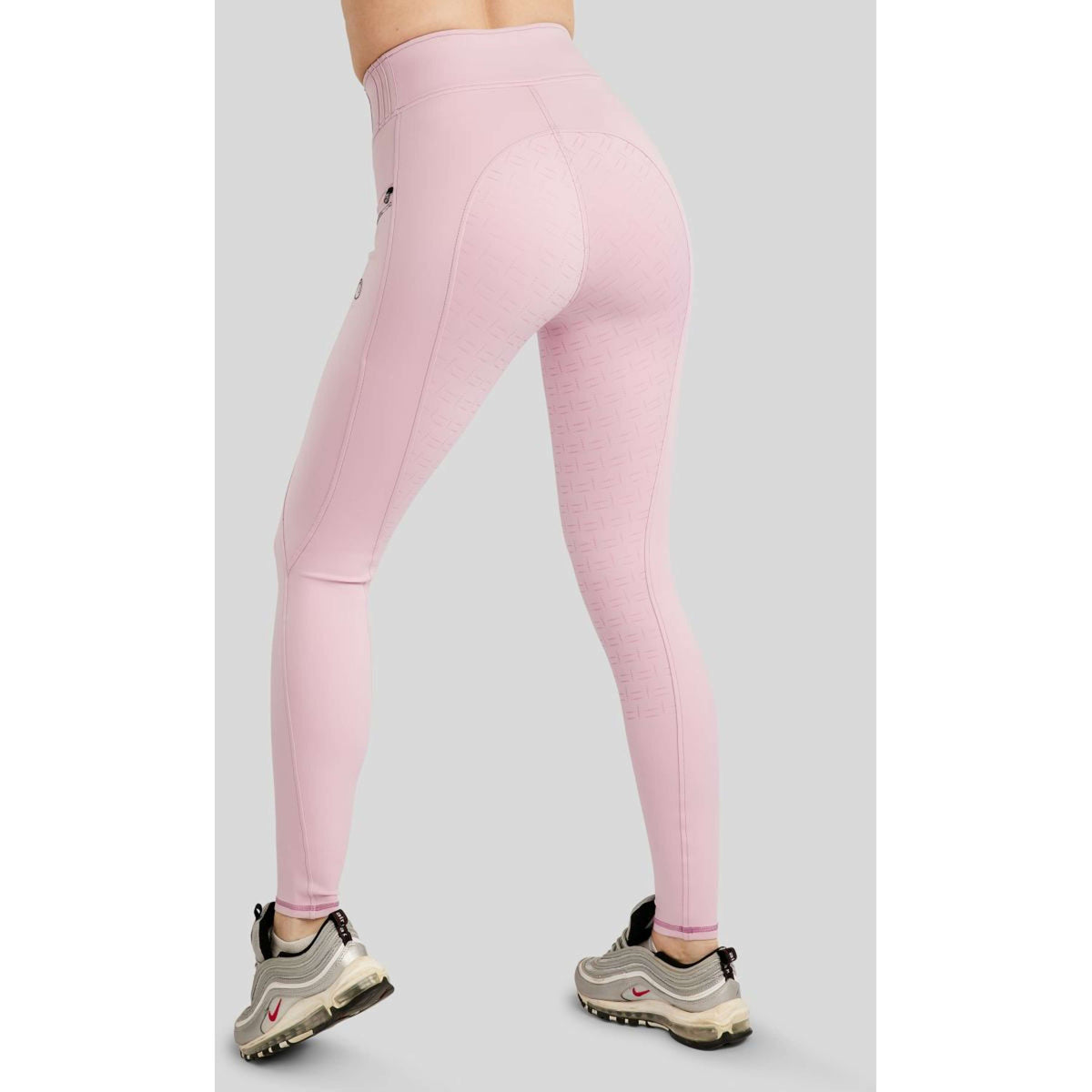 Montar Legging d'Équitation MoPearl Pintuck Full Grip Candy Pink