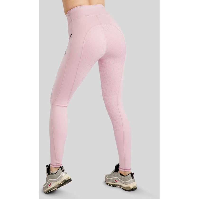 Montar Legging d'Équitation MoPearl Pintuck Full Grip Candy Pink