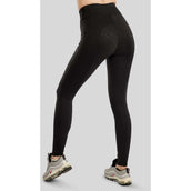 Montar Legging d'Équitation MoPearl Pintuck Full Grip Noir