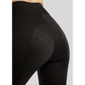 Montar Legging d'Équitation MoPearl Pintuck Full Grip Noir