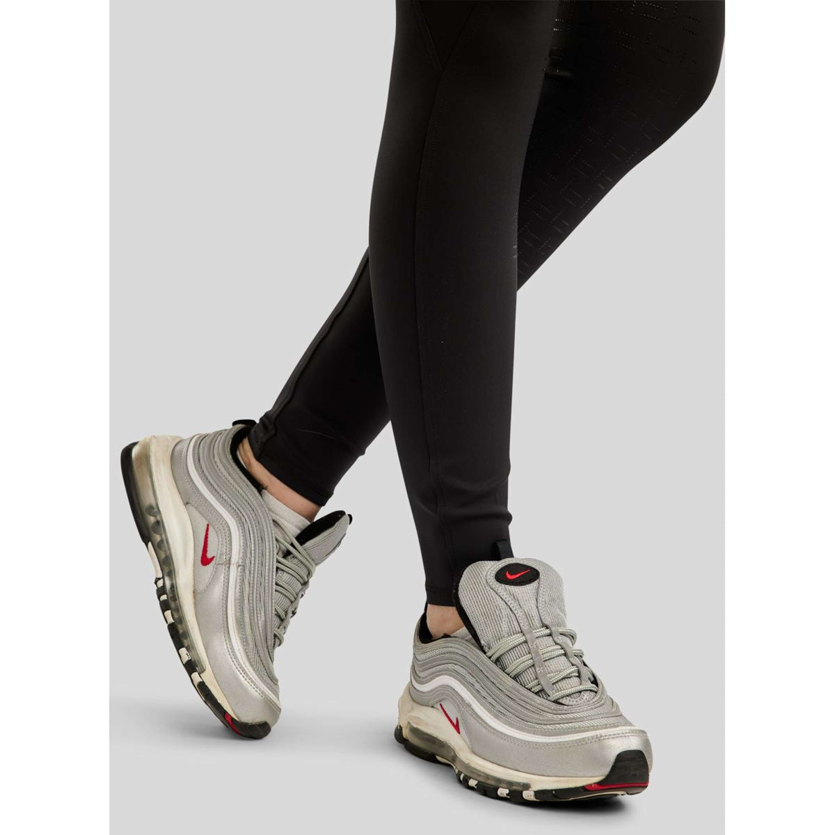 Montar Legging d'Équitation MoPearl Pintuck Full Grip Noir