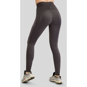 Montar Legging d'Équitation MoPearl Pintuck Full Grip Slate Grey