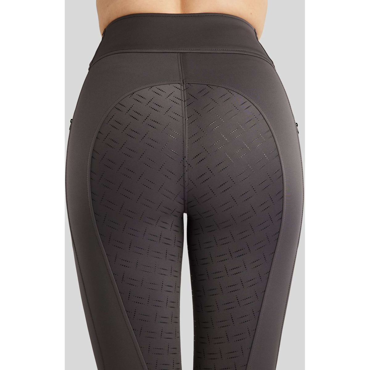 Montar Legging d'Équitation MoPearl Pintuck Full Grip Slate Grey