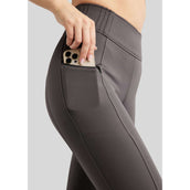 Montar Legging d'Équitation MoPearl Pintuck Full Grip Slate Grey