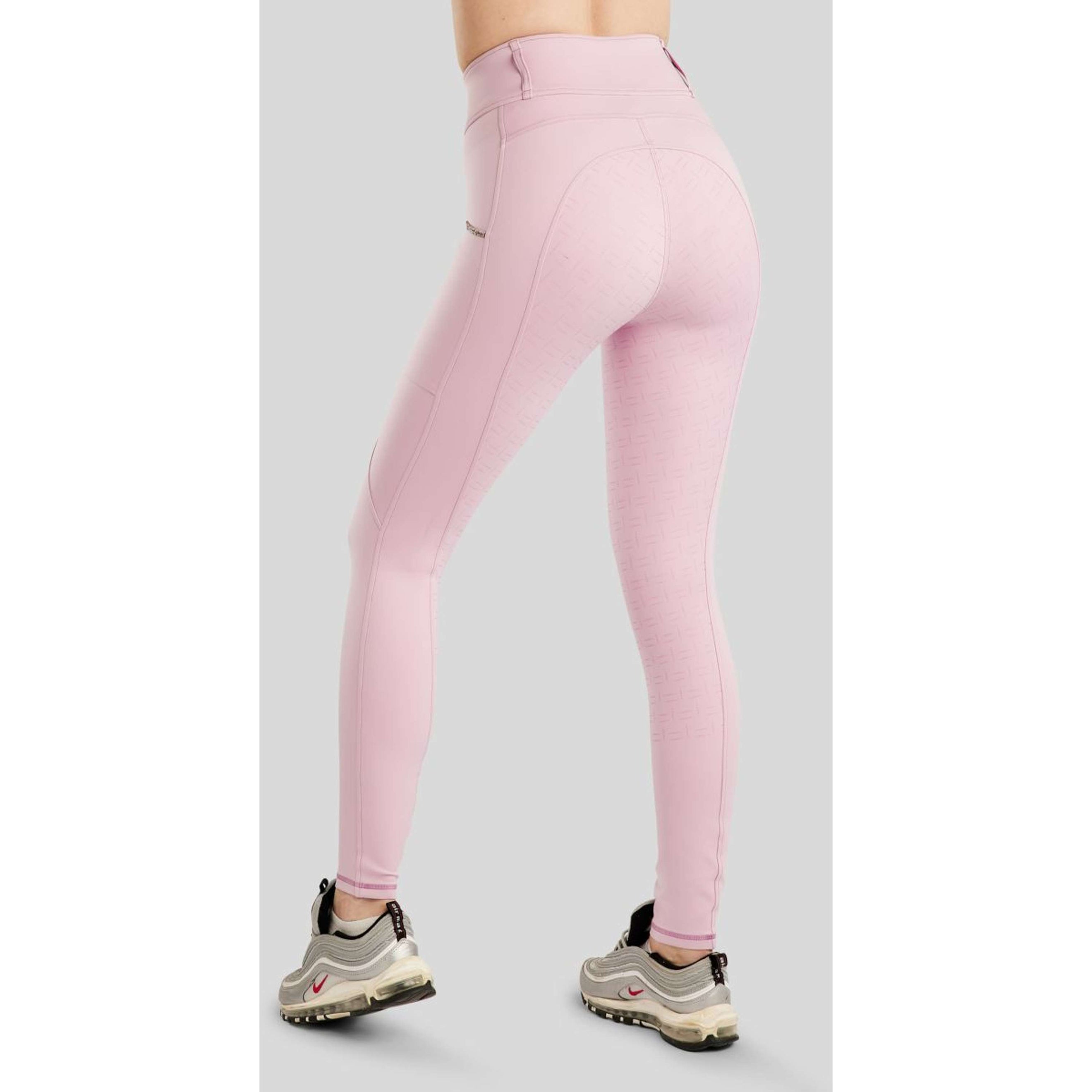 Montar Legging d'Équitation MoLila Champagne Crystals Full Grip Candy Pink
