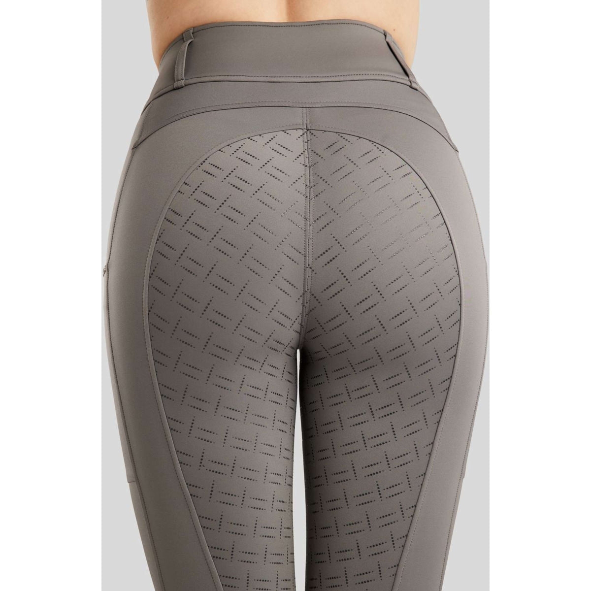 Montar Legging d'Équitation MoLila Champagne Crystals Full Grip Gris