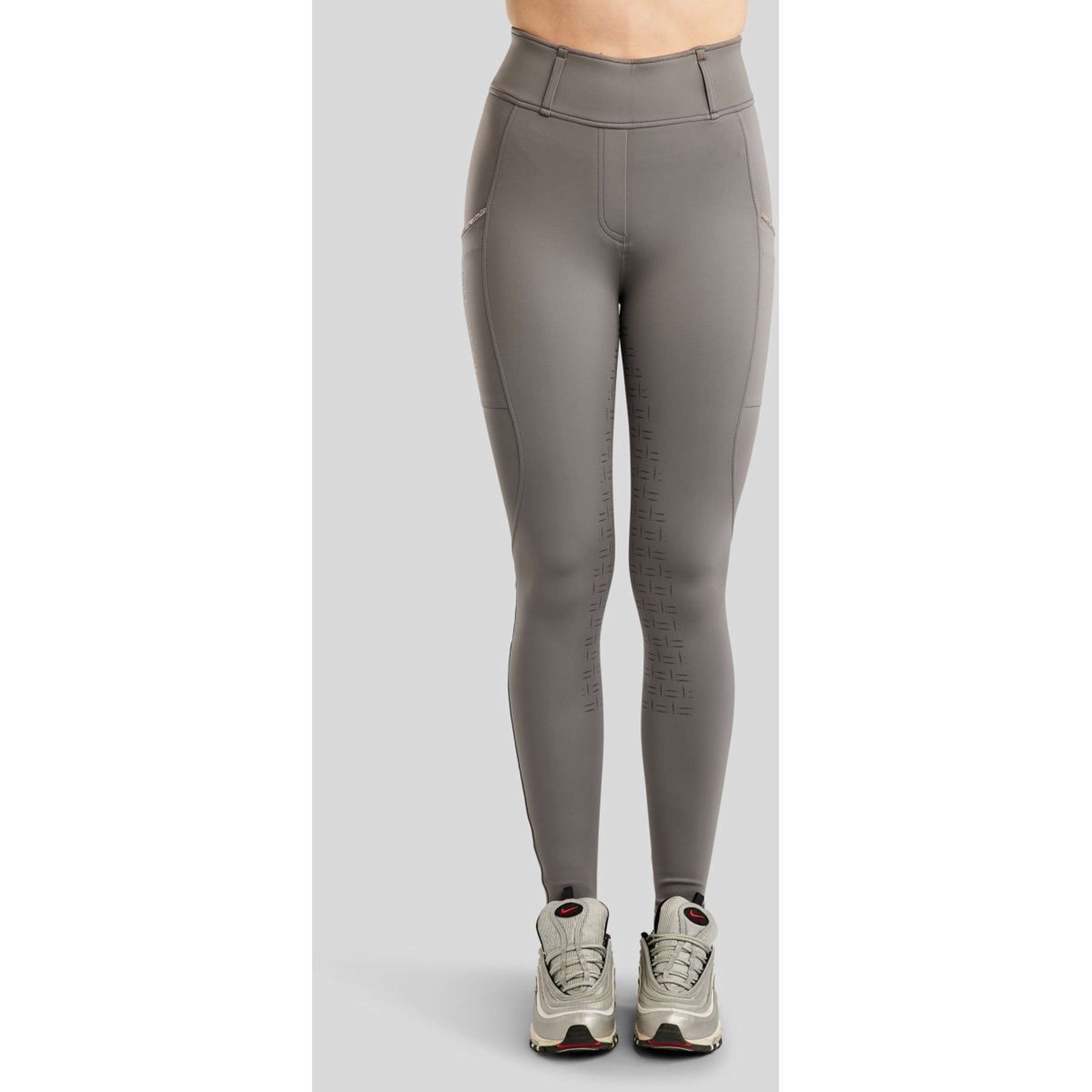 Montar Legging d'Équitation MoLila Champagne Crystals Full Grip Gris Montar Legging d'Équitation MoLila Champagne Crystals Full Grip Gris