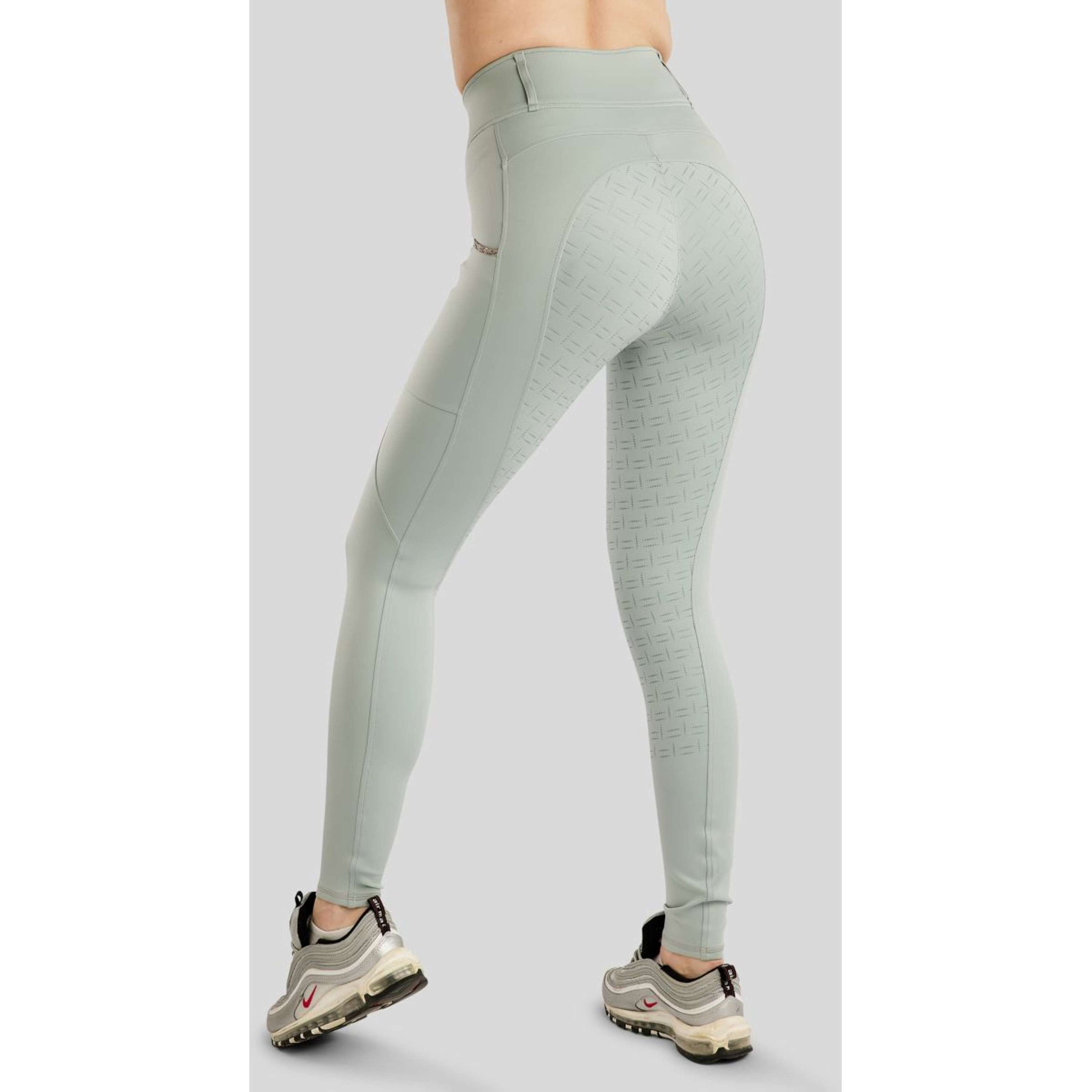 Montar Legging d'Équitation MoLila Champagne Crystals Full Grip Turin