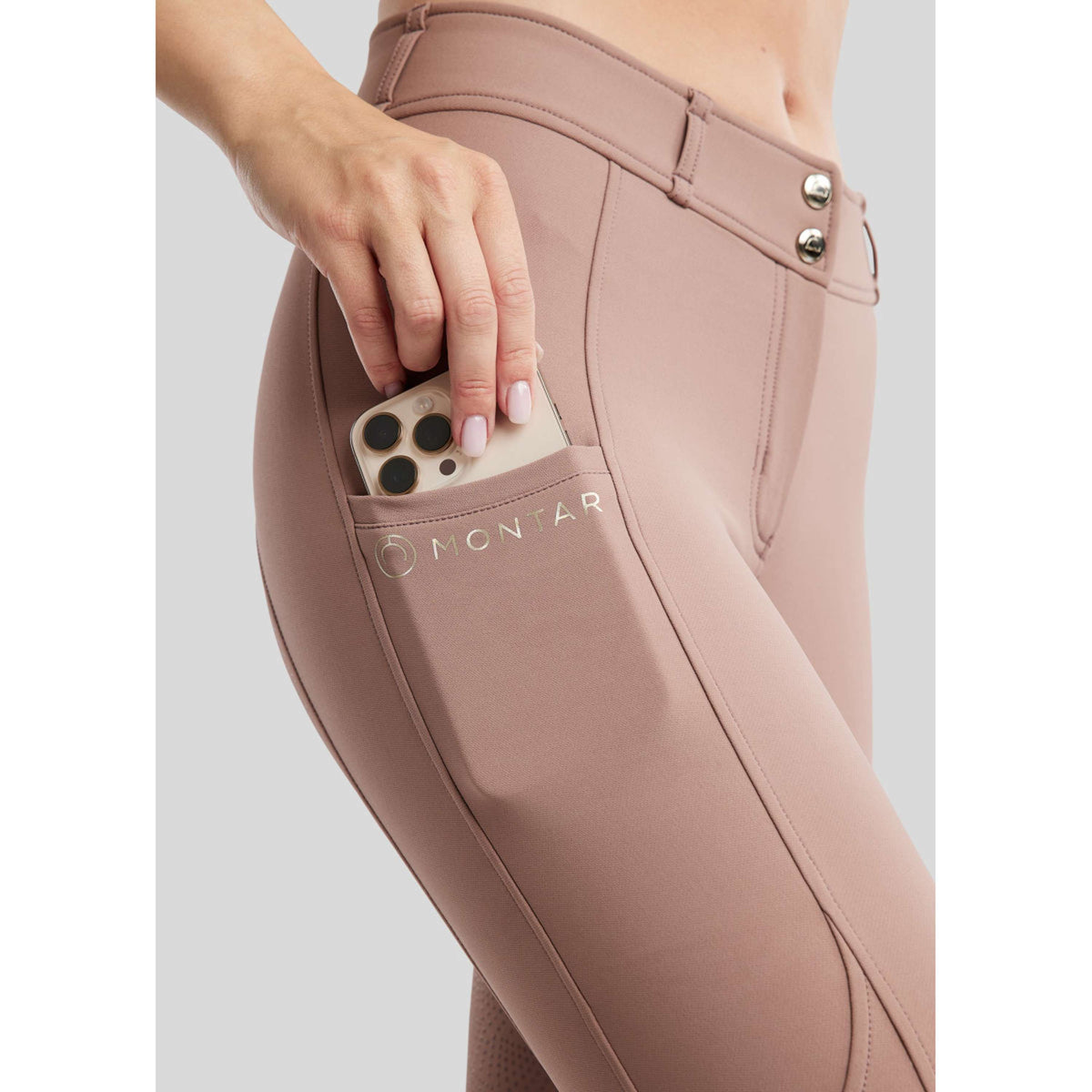 Montar Pantalon d'Équitation MoPhilipa Full Grip Blush