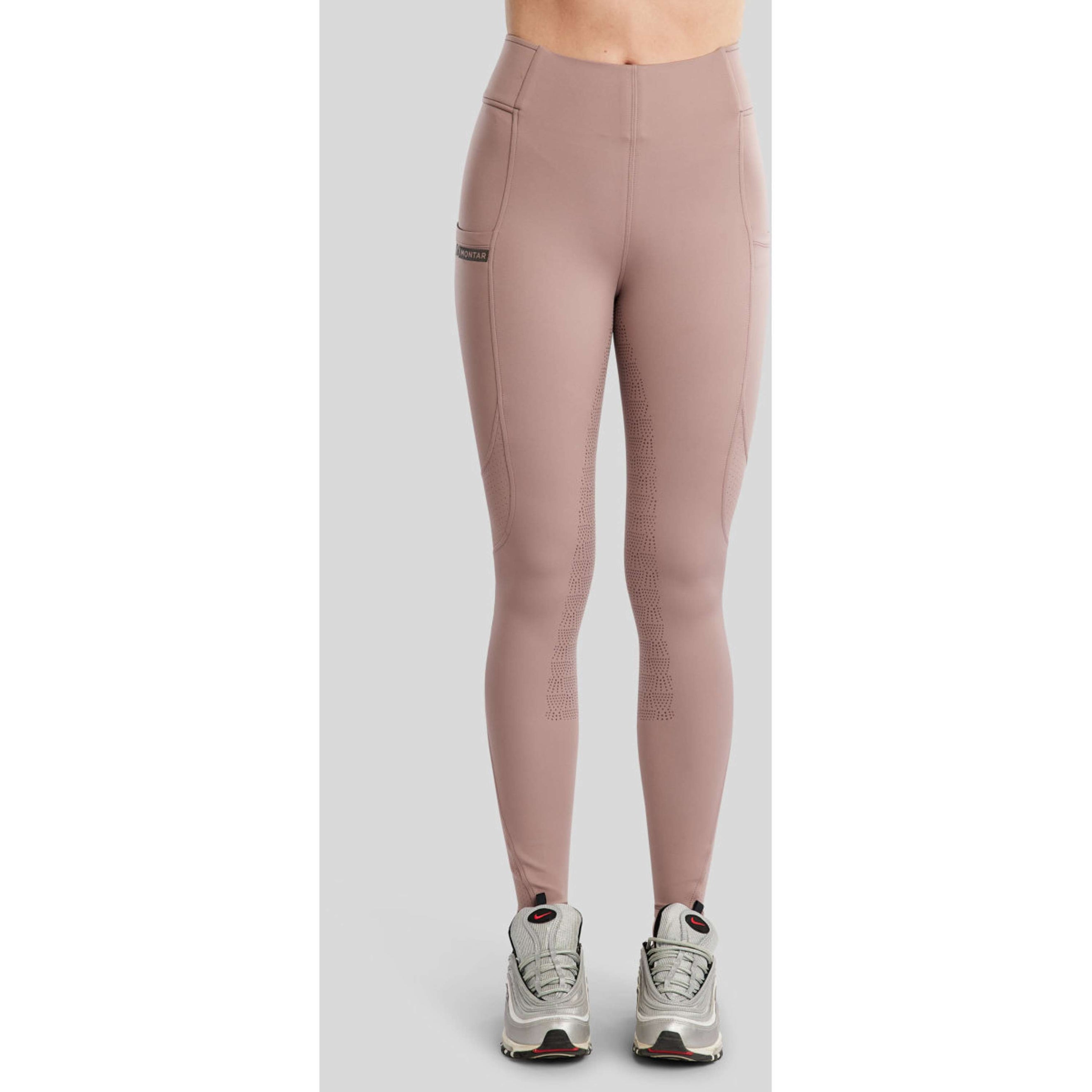 Montar Legging d'Équitation MoTilley Full Grip Blush