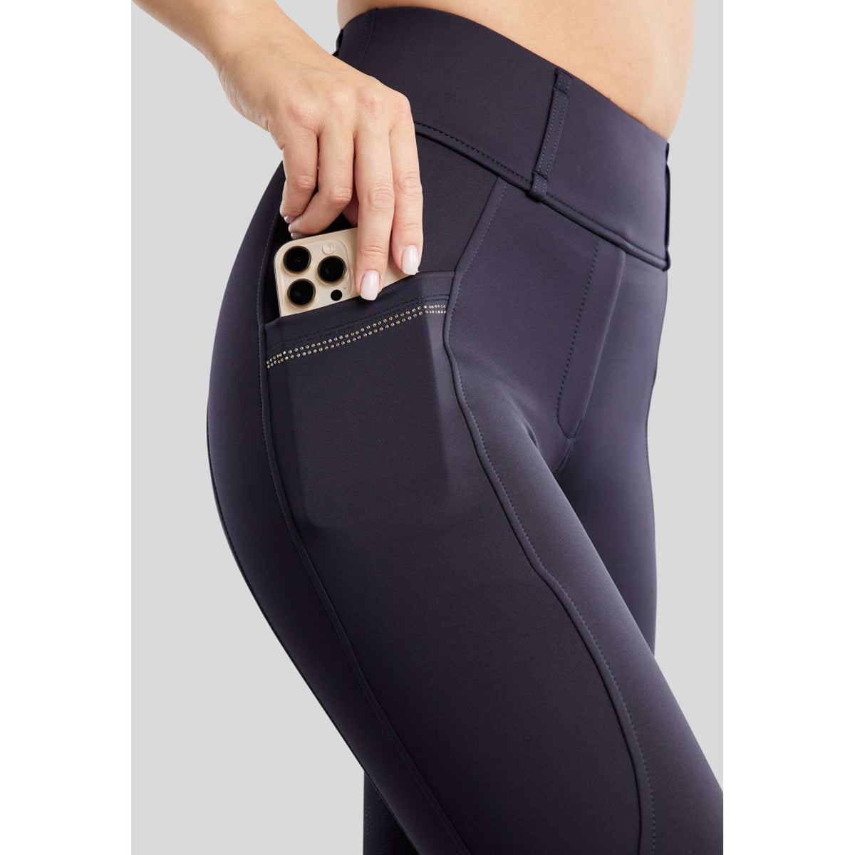 Montar Legging d'Équitation MOEverlisa Full Grip Marin