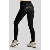 Montar Pantalon d'Équitation MoVeronica Golden Quartz Full Grip Noir