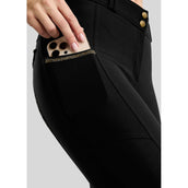 Montar Pantalon d'Équitation MoVeronica Golden Quartz Full Grip Noir