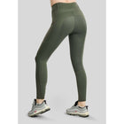 Montar Leggings d'équitation Thermo MoVeronica Golden Quartz Full Grip Forest Green