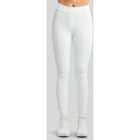 Montar Legging d'Équitation MoWilma Hybrid Pintucks Golden Quartz Crystals Full Grip Blanc