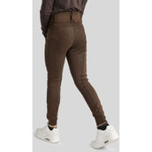 Montar Legging d'Équitation Rosegold Logo Junior Full Grip Marron