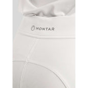 Montar Legging d'Équitation MoRosie Crystals Junior Full Grip Blanc