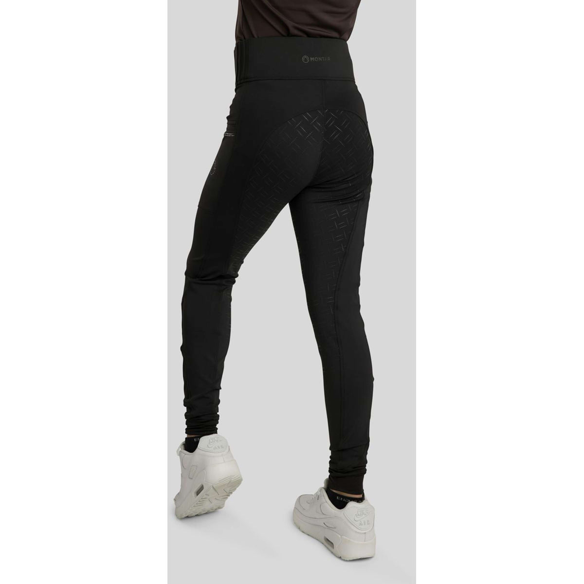 Montar Legging d'Équitation MoRosie Crystals Junior Full Grip Noir