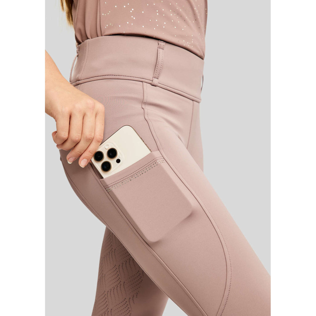 Montar Legging d'Équitation MOEverlisa Kids Full Grip Blush