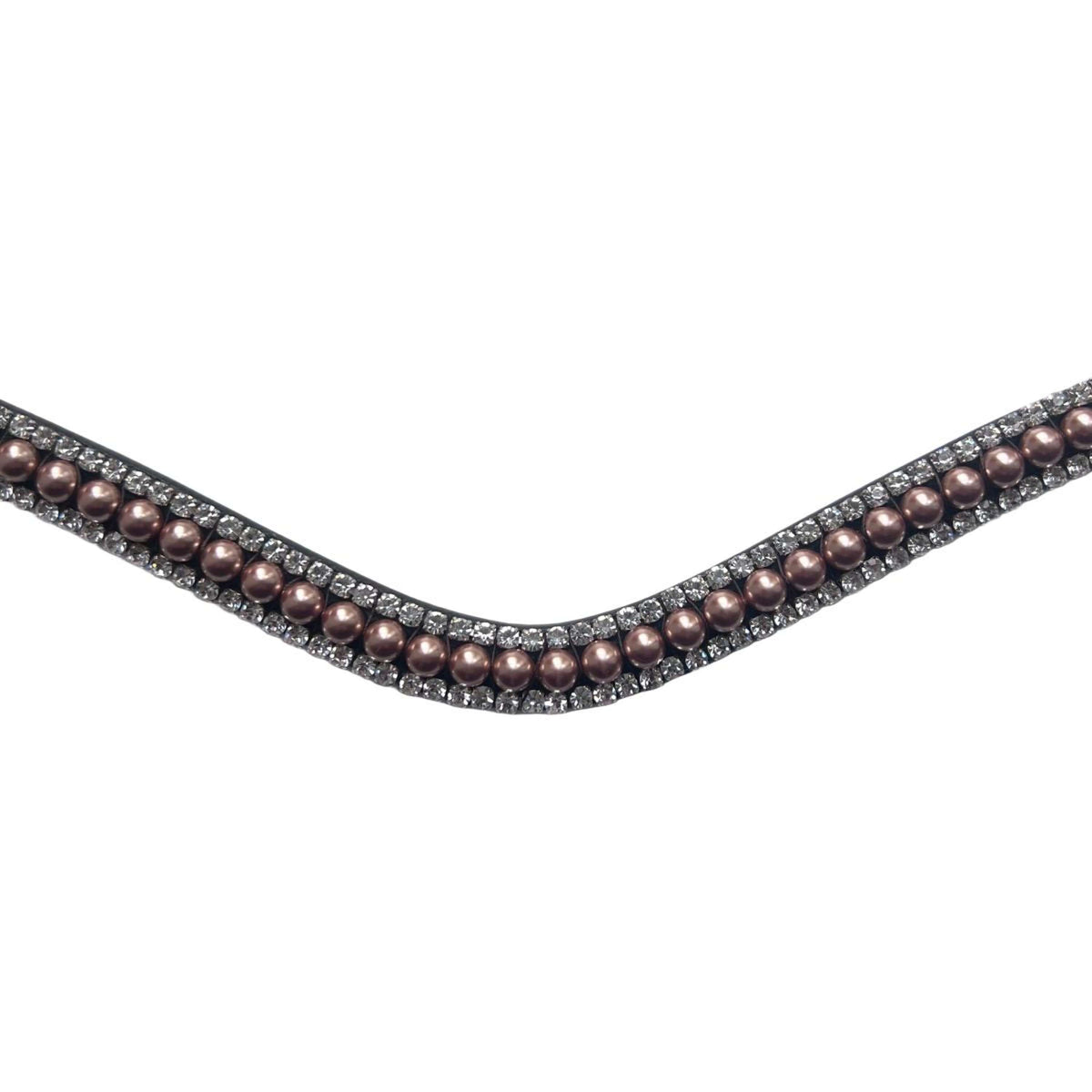 Montar Frontal Rosegold Pearls Marron