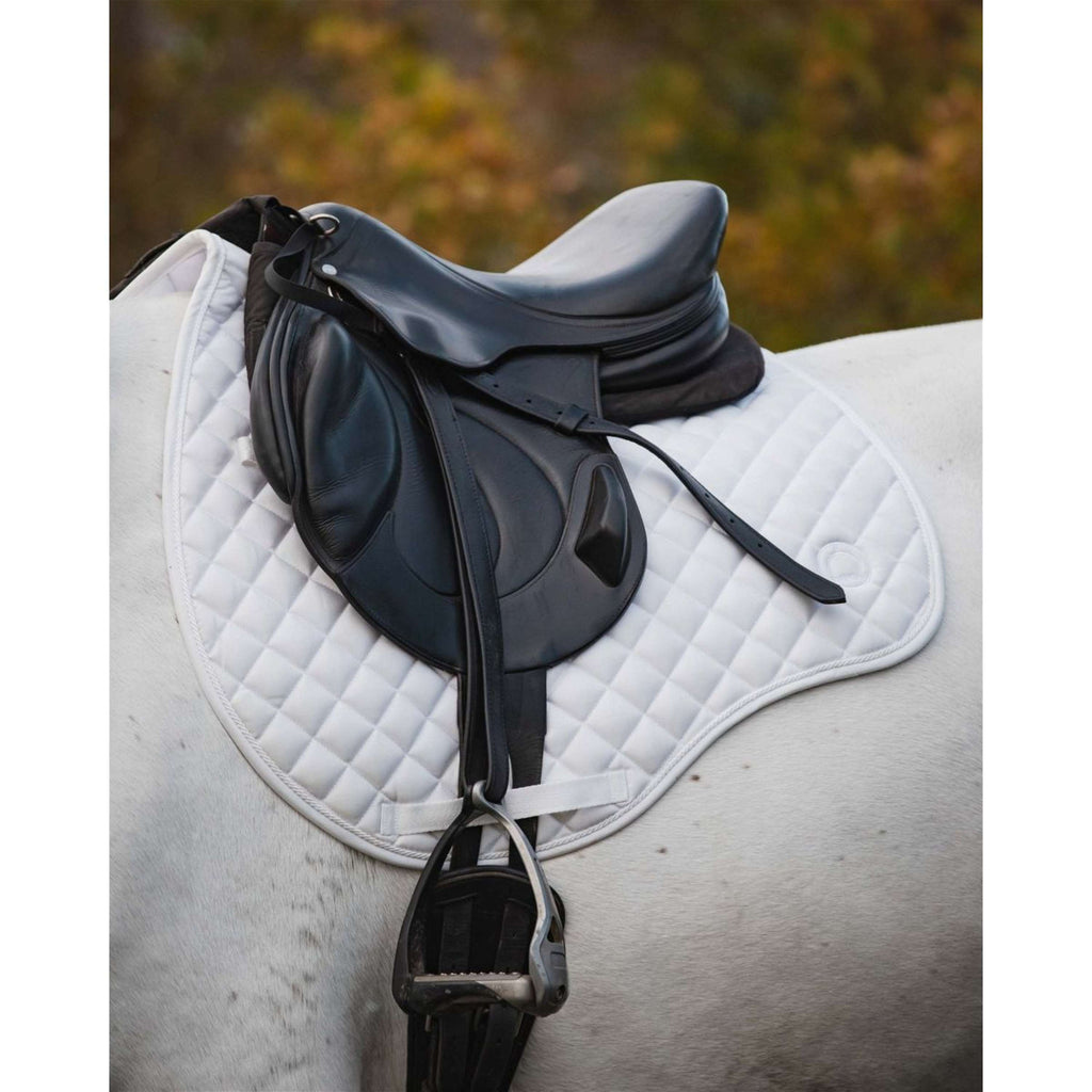 Montar Tapis de Selle Fair de Saut Blanc