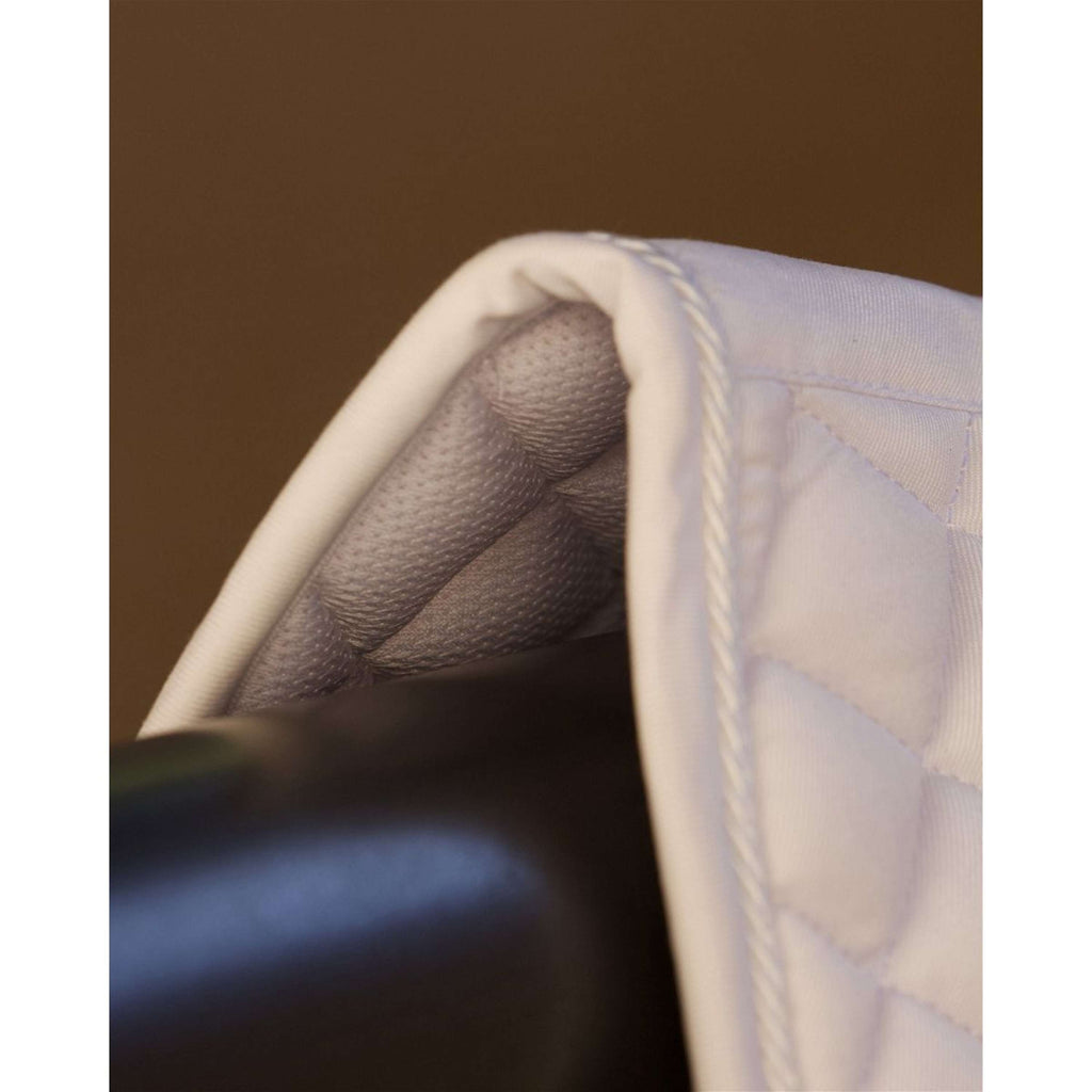 Montar Tapis de Selle Fair de Saut Blanc