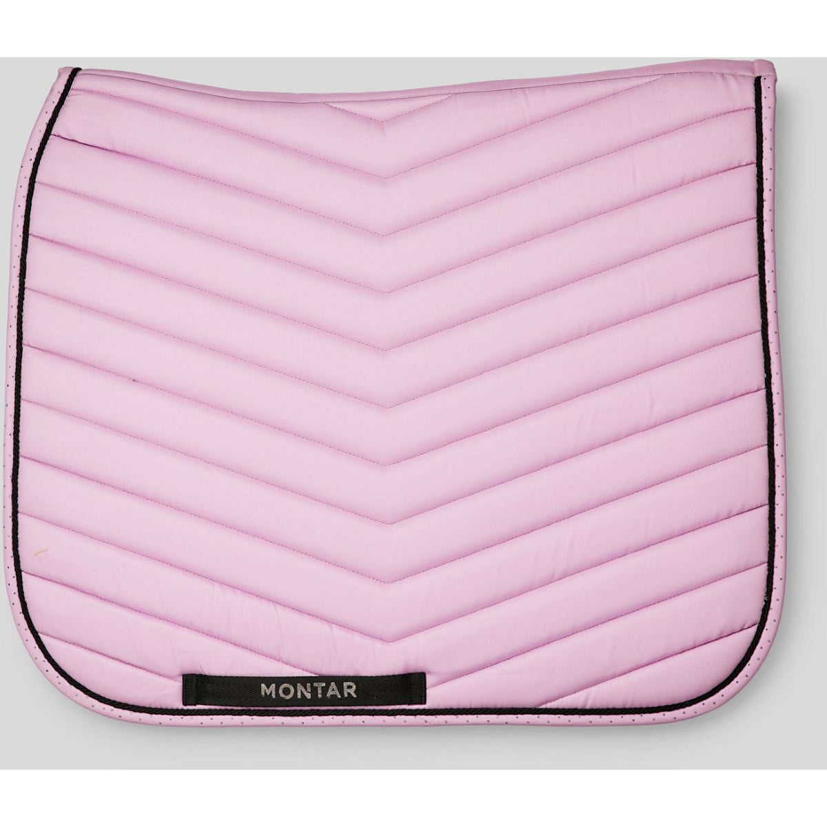 Montar Tapis de Selle Fair Gun Metal Crystals Dressage Candy Pink