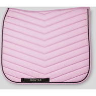 Montar Tapis de Selle Fair Gun Metal Crystals Dressage Candy Pink