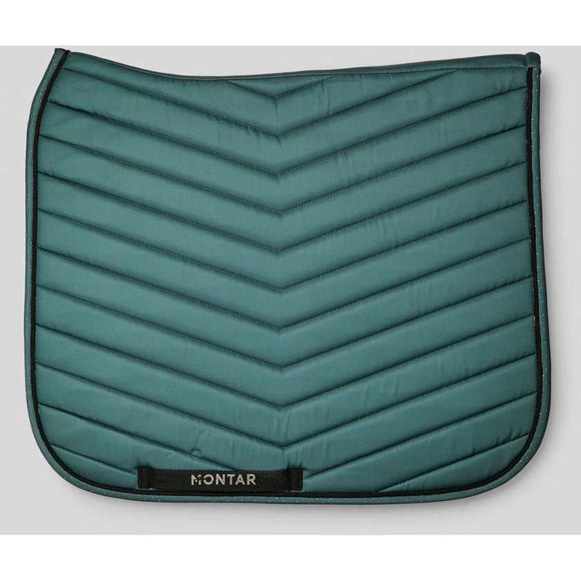 Montar Tapis de Selle Fair Gun Metal Crystals Dressage Jade Montar Tapis de Selle Fair Gun Metal Crystals Dressage Jade