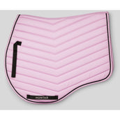 Montar Tapis de Selle Fair Gun Metal Crystals de Saut Candy Pink