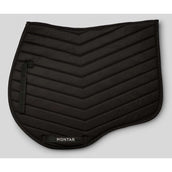 Montar Tapis de Selle Fair Gun Metal Crystals de Saut Noir