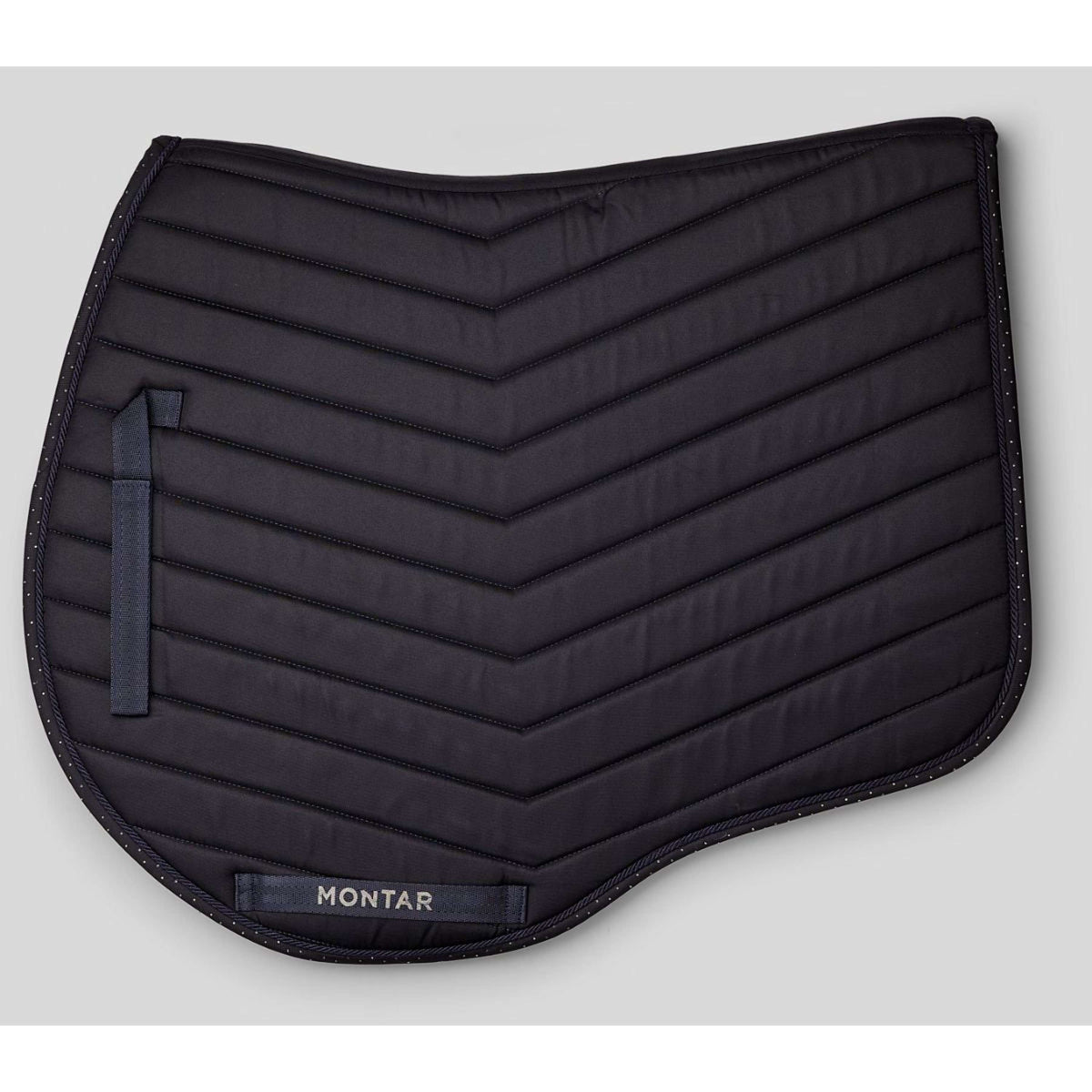 Montar Tapis de Selle Fair Gun Metal Crystals de Saut Marin