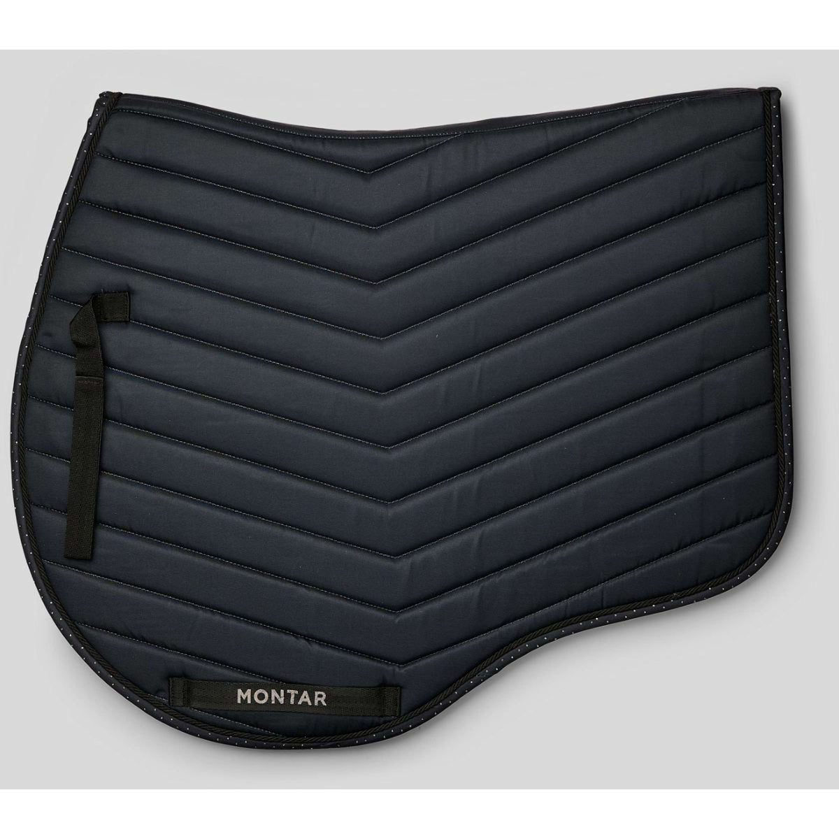 Montar Tapis de Selle Fair Gun Metal Crystals de Saut Slate Grey