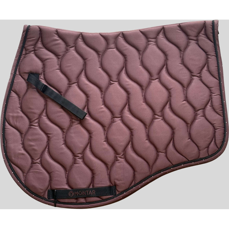 Montar Tapis de Selle Fair Crystals de Saut Nougat Brown