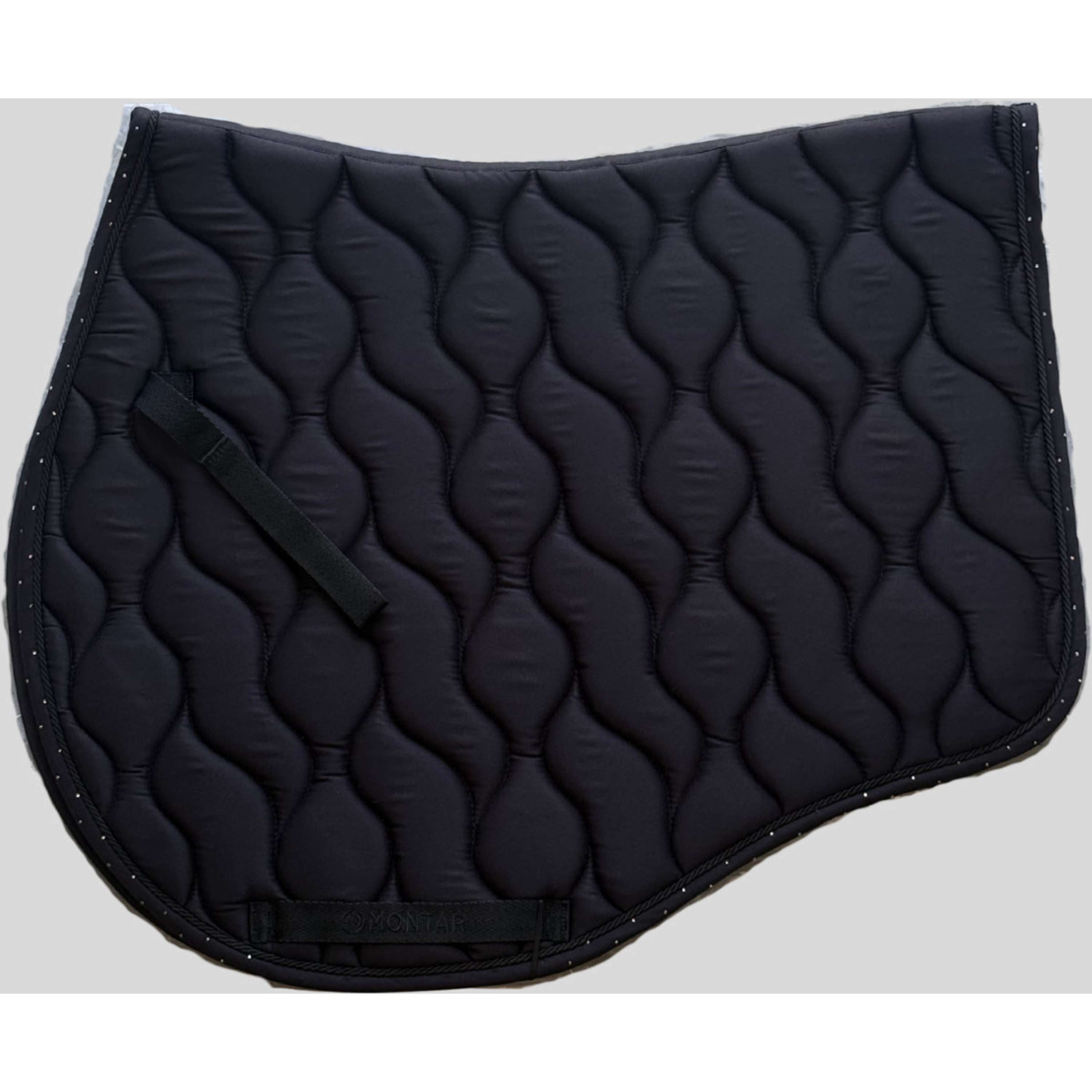 Montar Tapis de Selle Fair Crystals de Saut Noir
