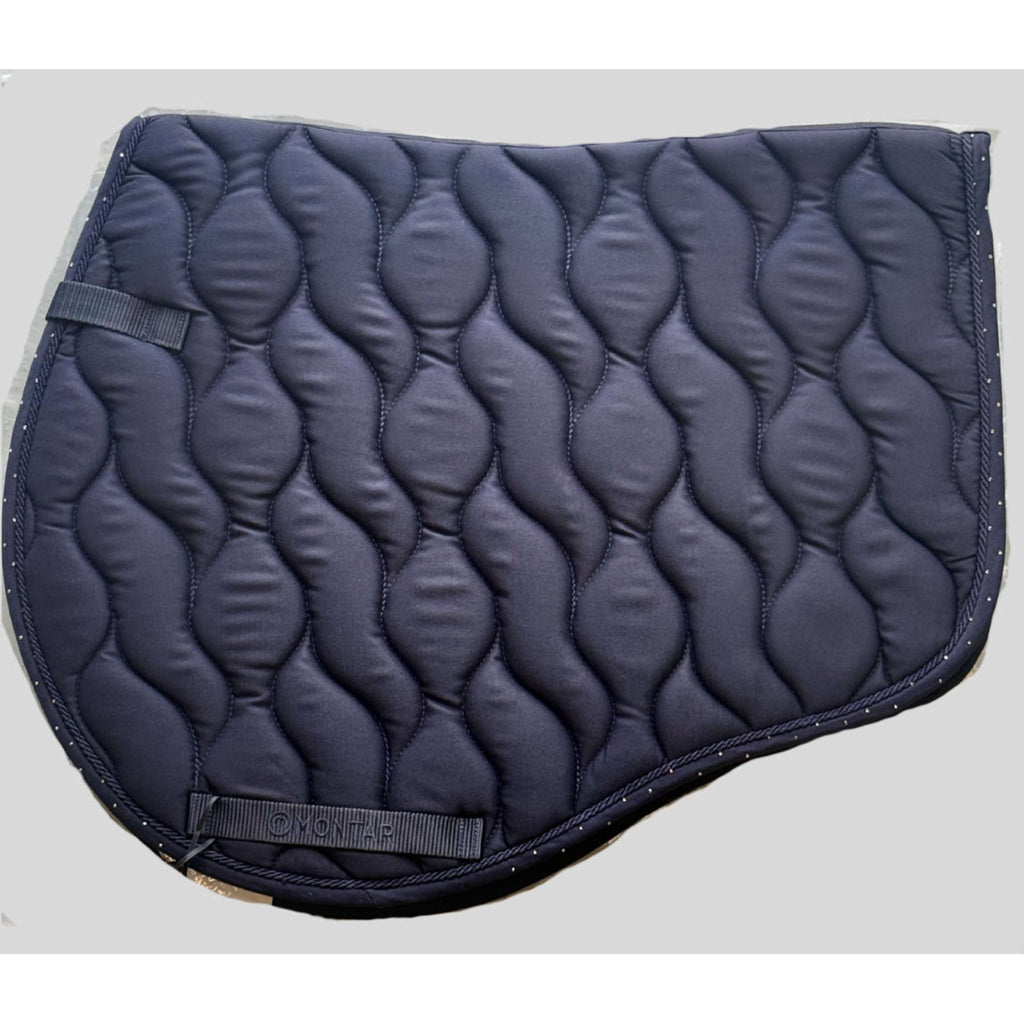 Montar Tapis de Selle Fair Crystals de Saut Marine