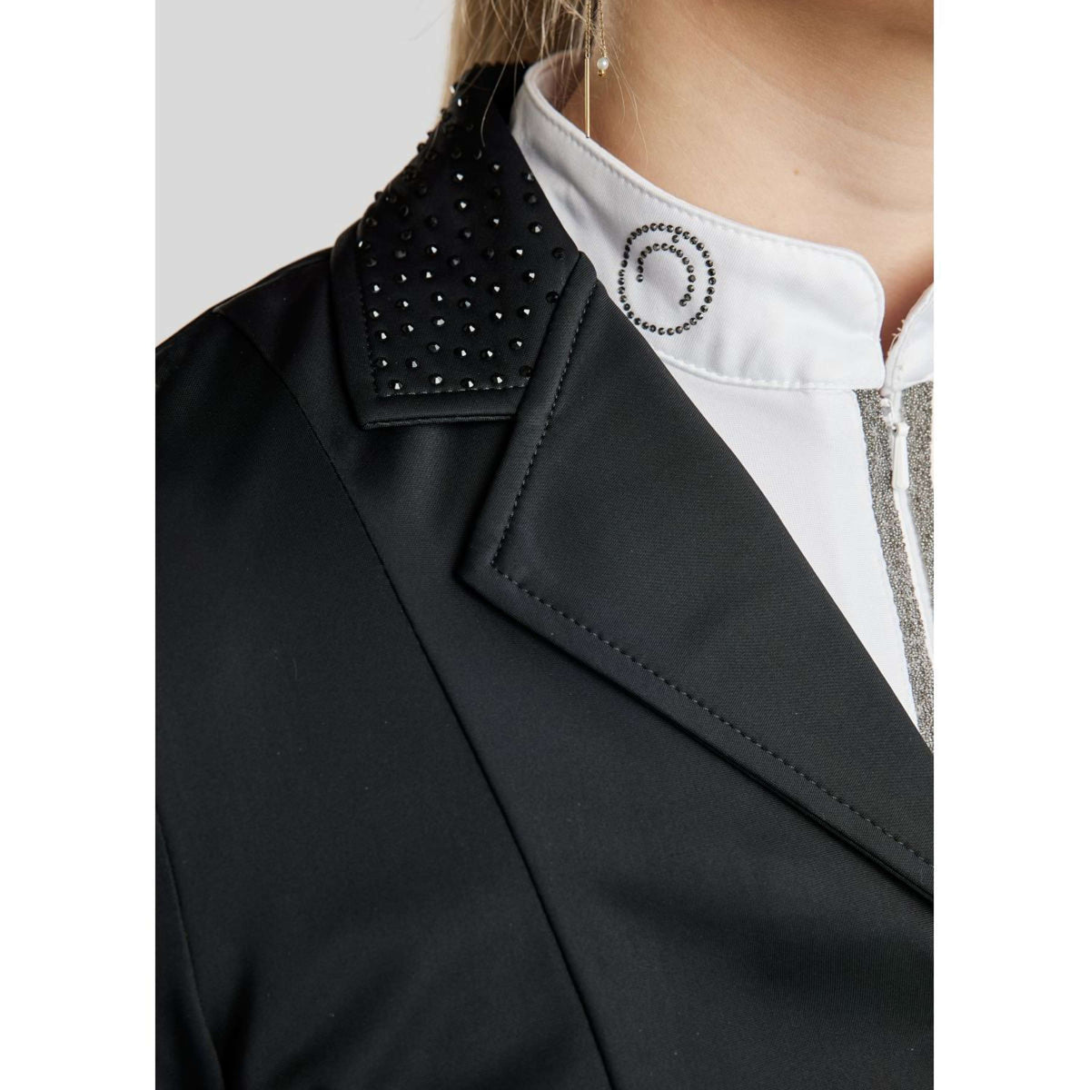 Montar Petite Veste de Concours Dressage Court Noir