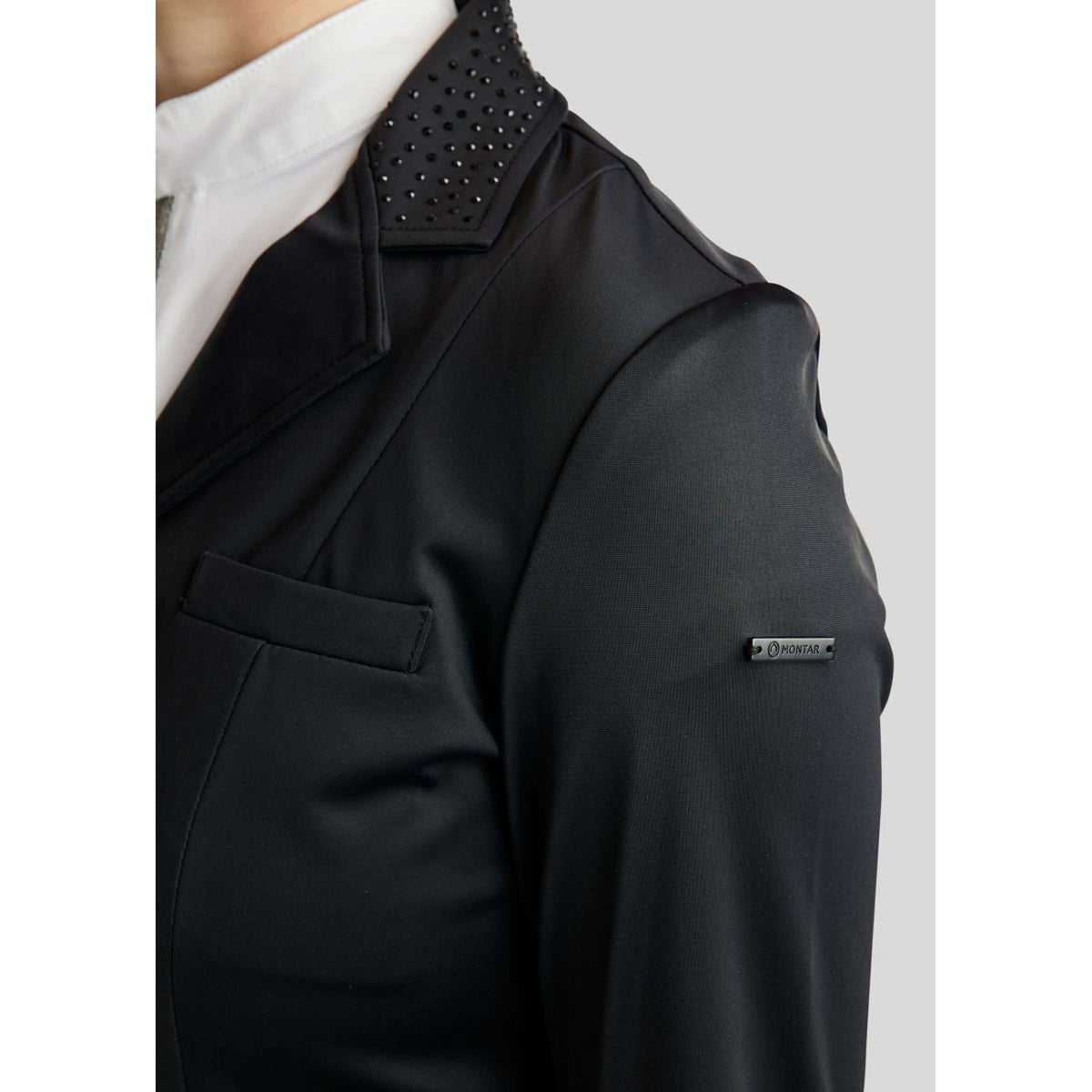 Montar Petite Veste de Concours Dressage Court Noir
