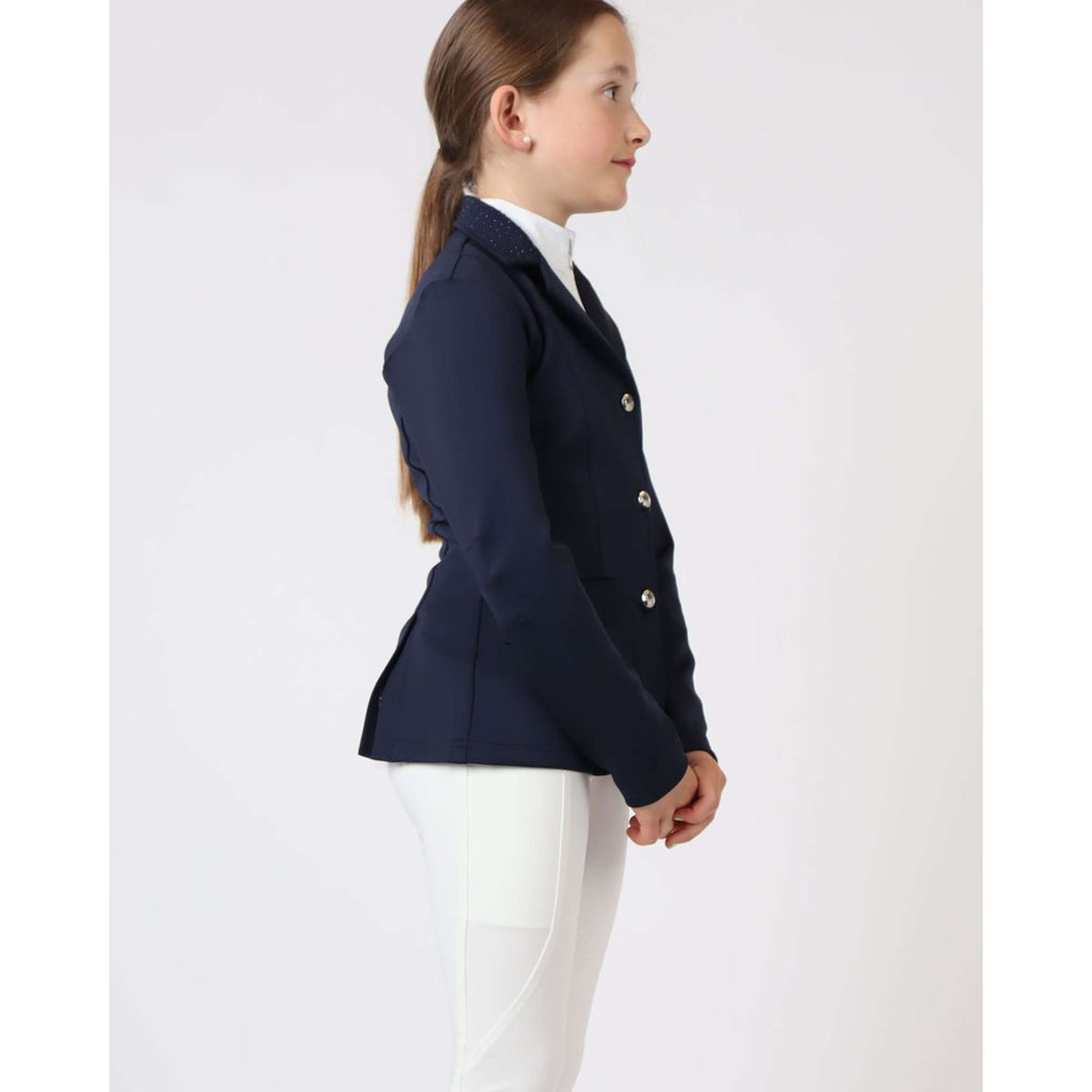 Montar Petite Veste de Concours Crystals Junior Marin