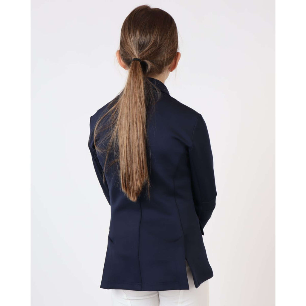 Montar Petite Veste de Concours Crystals Junior Marin