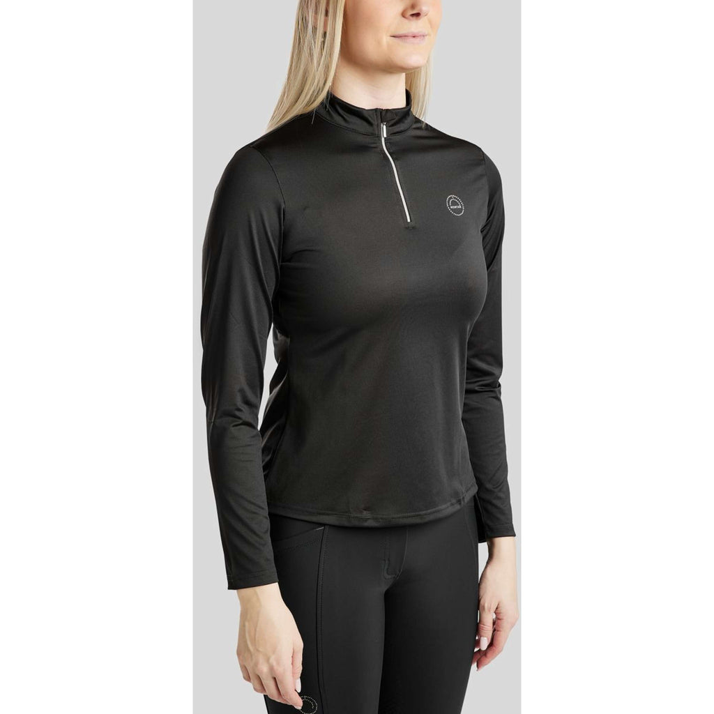 Montar Chemise Everly Crystal Logo Longues Manches Noir