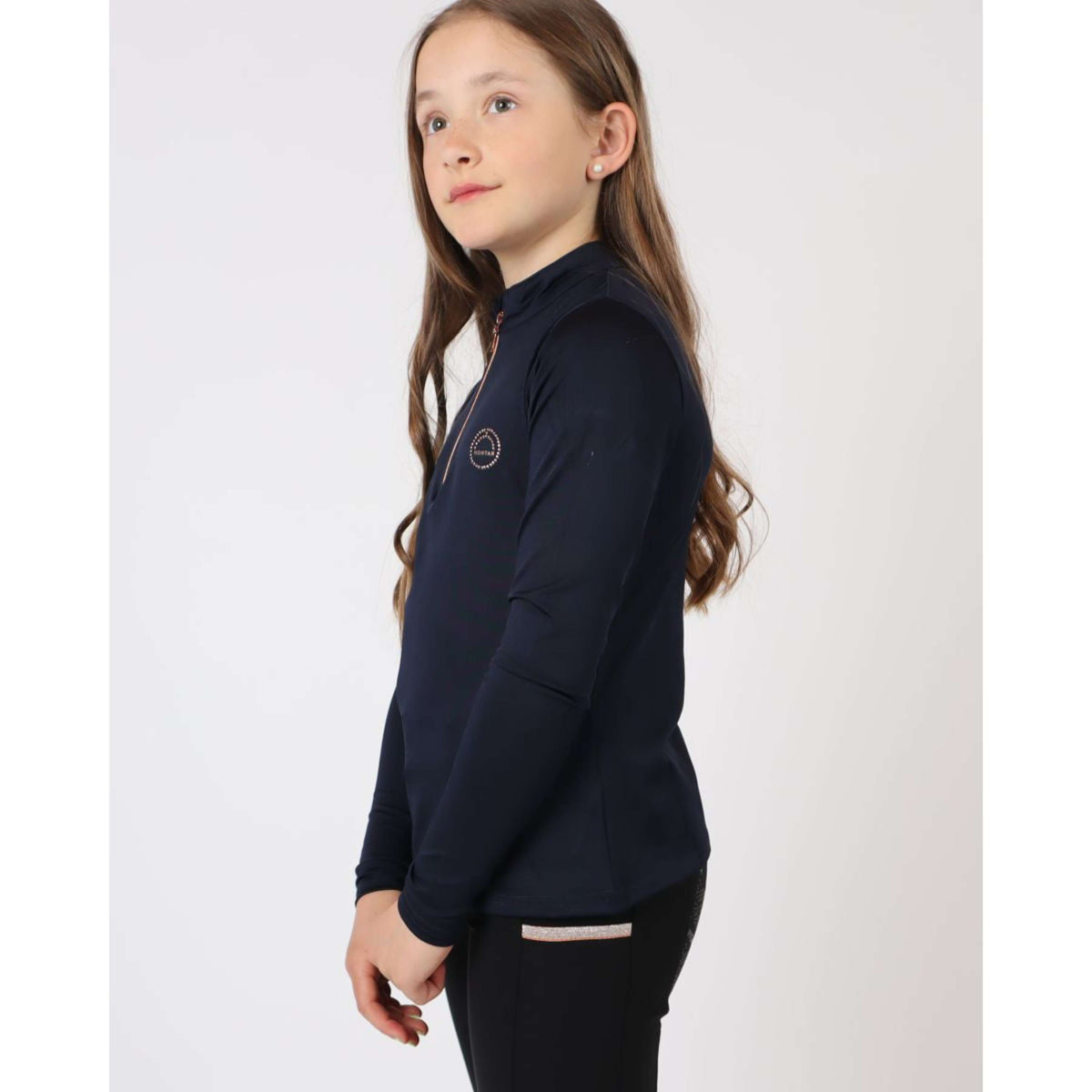 Montar Chemise Everly Rosegold Junior Longues Manches Marin