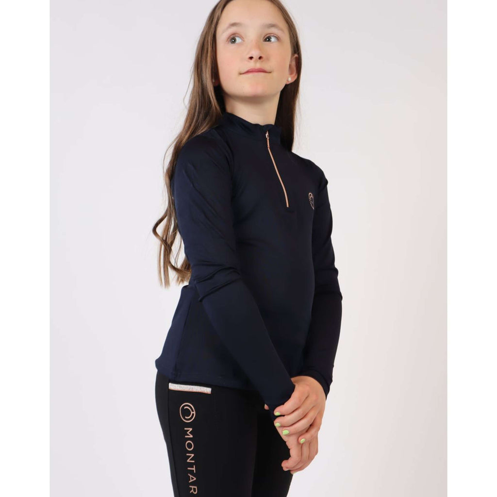 Montar Chemise Everly Rosegold Junior Longues Manches Marin