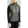 Montar Bodychauffant MoEverline Hybrid Detachable Hood Golden Quartz Crystals Forest Green
