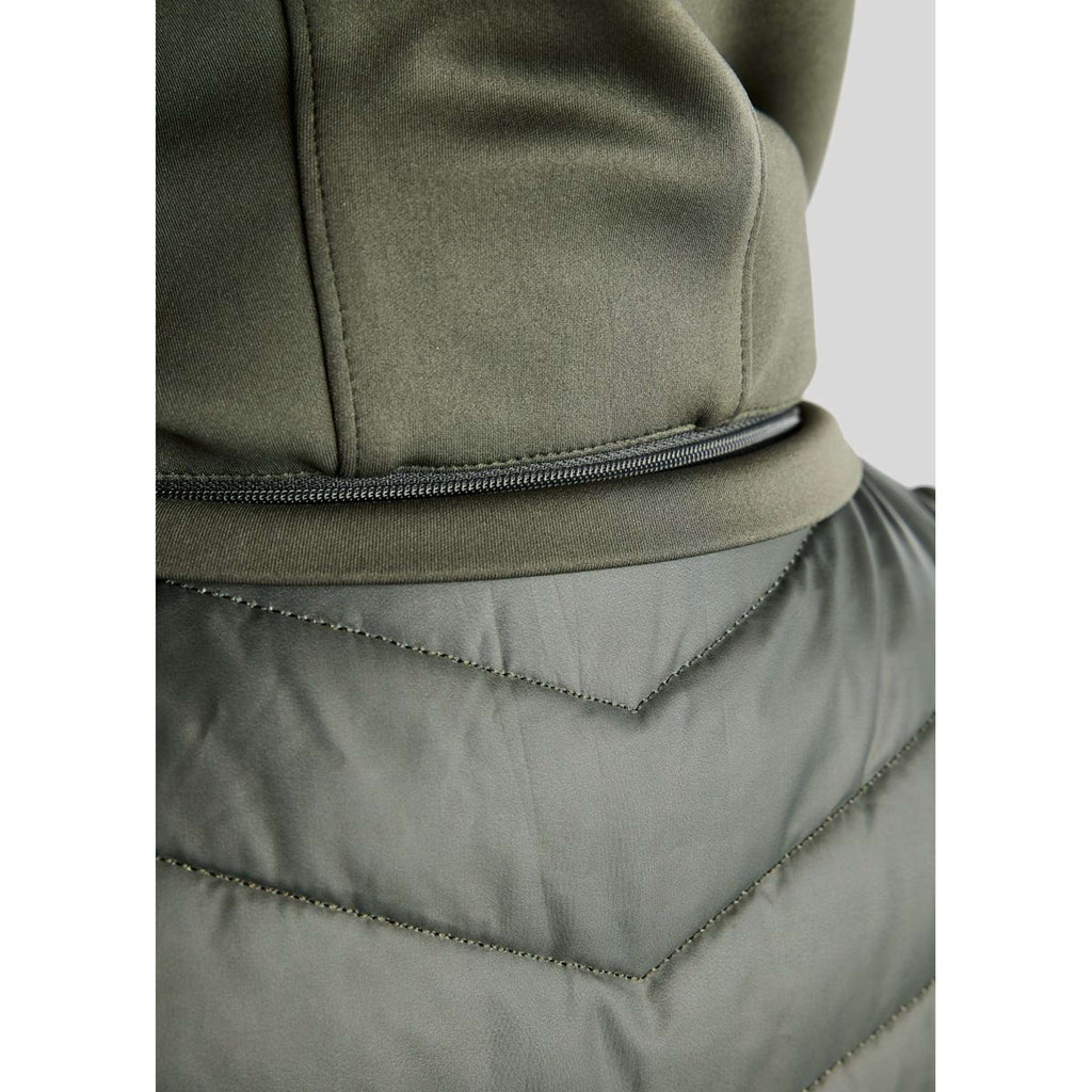 Montar Bodychauffant MoEverline Hybrid Detachable Hood Golden Quartz Crystals Forest Green