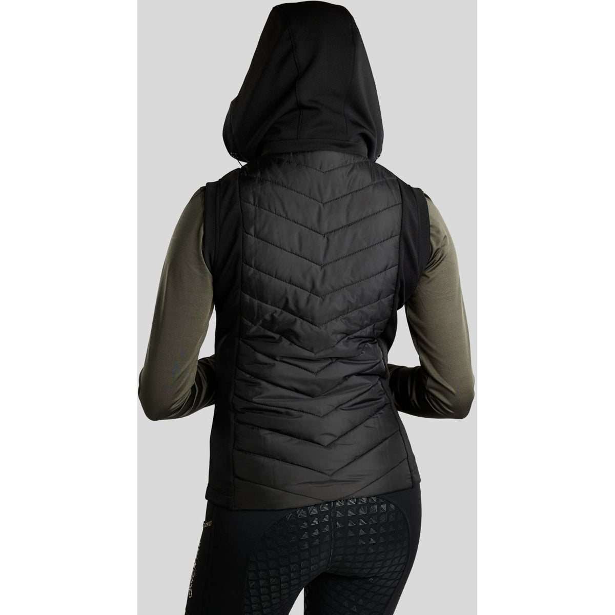 Montar Bodychauffant MoEverline Hybrid Detachable Hood Golden Quartz Crystals Noir