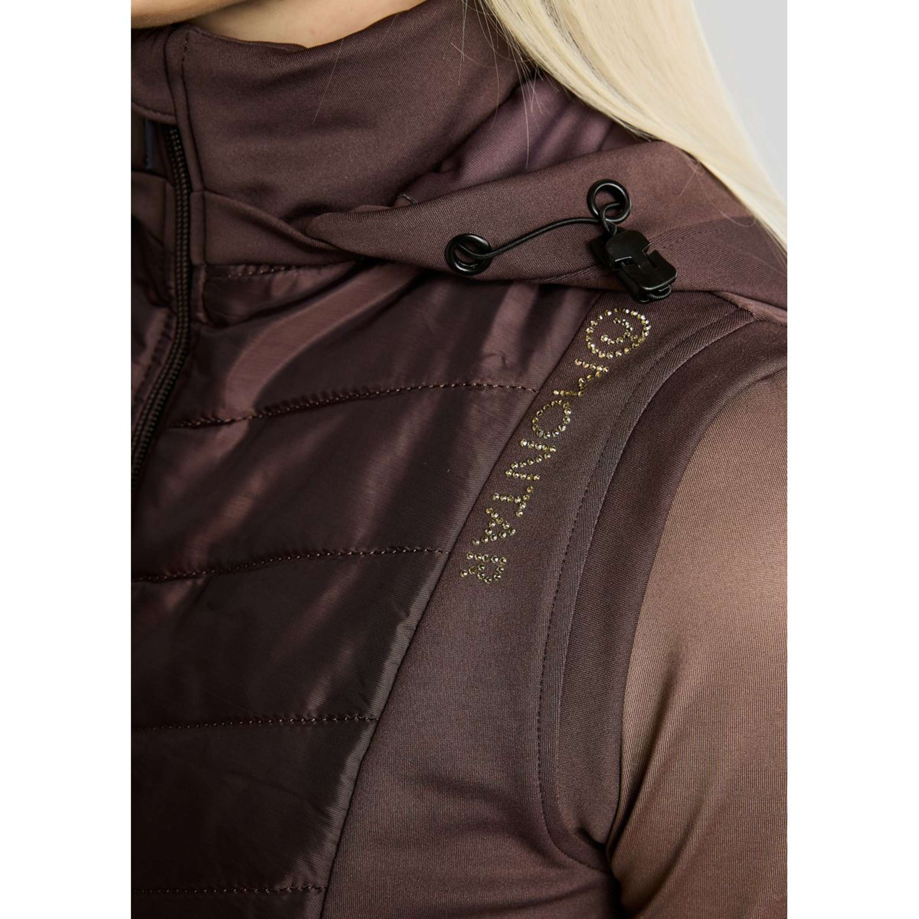Montar Bodychauffant MoEverline Hybrid Detachable Hood Golden Quartz Crystals Black Peony