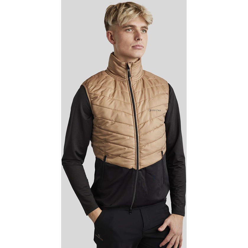 Montar Gilet Sans Manches MoBrady Hommes Latte