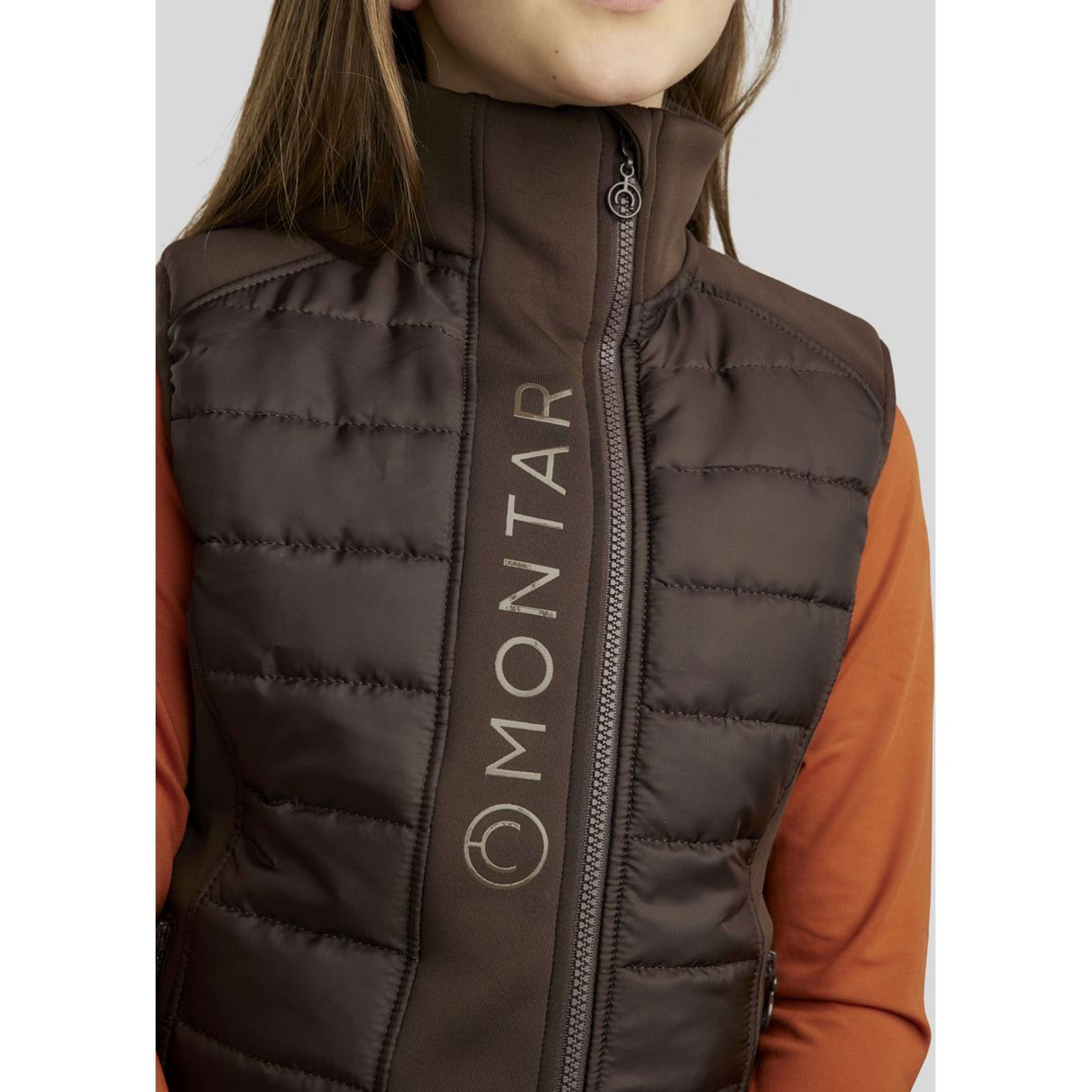 Montar Gilet Sans Manches Emma Junior Marron